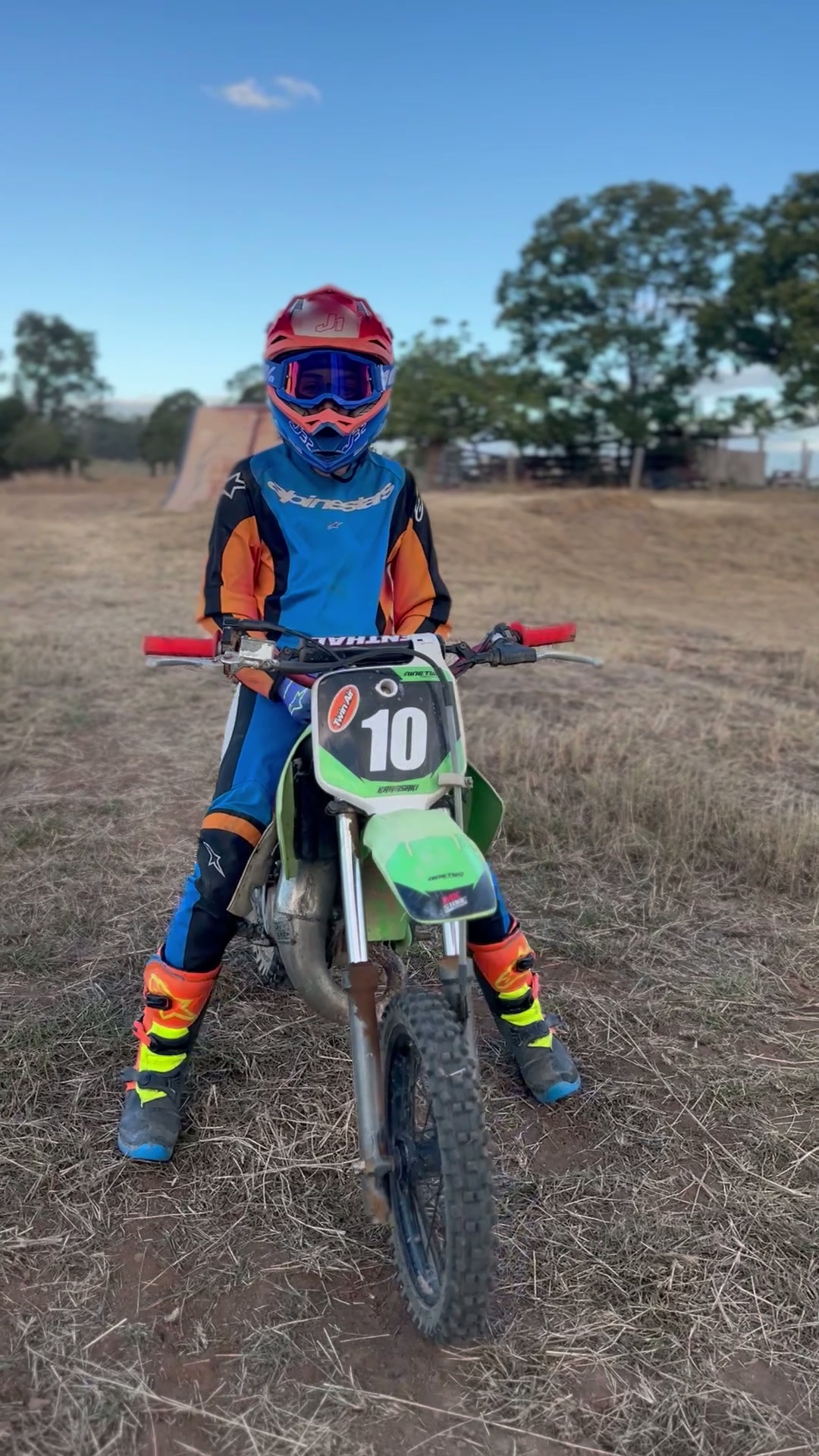 PJ — anonymous founder in riding gear